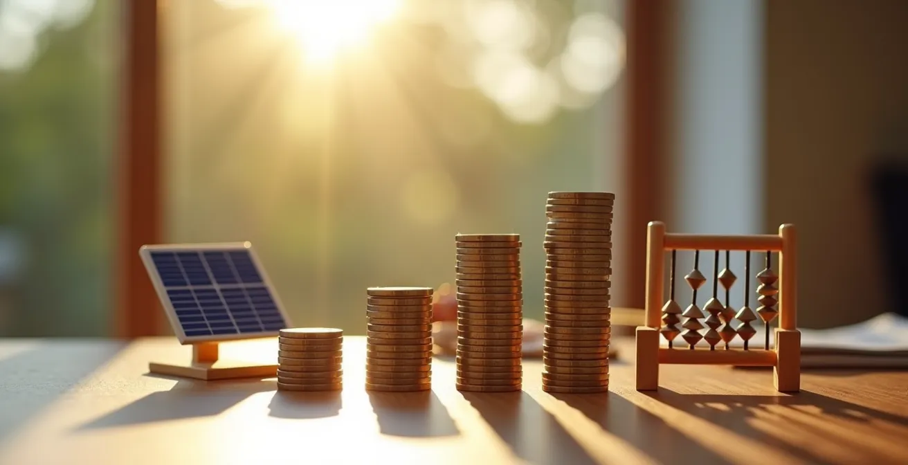 Grafico illustrativo del ritorno sull'investimento per pannelli solari da balcone