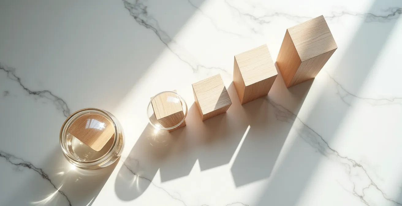 Manager che analizza dashboard di performance basate su risultati in un ufficio moderno