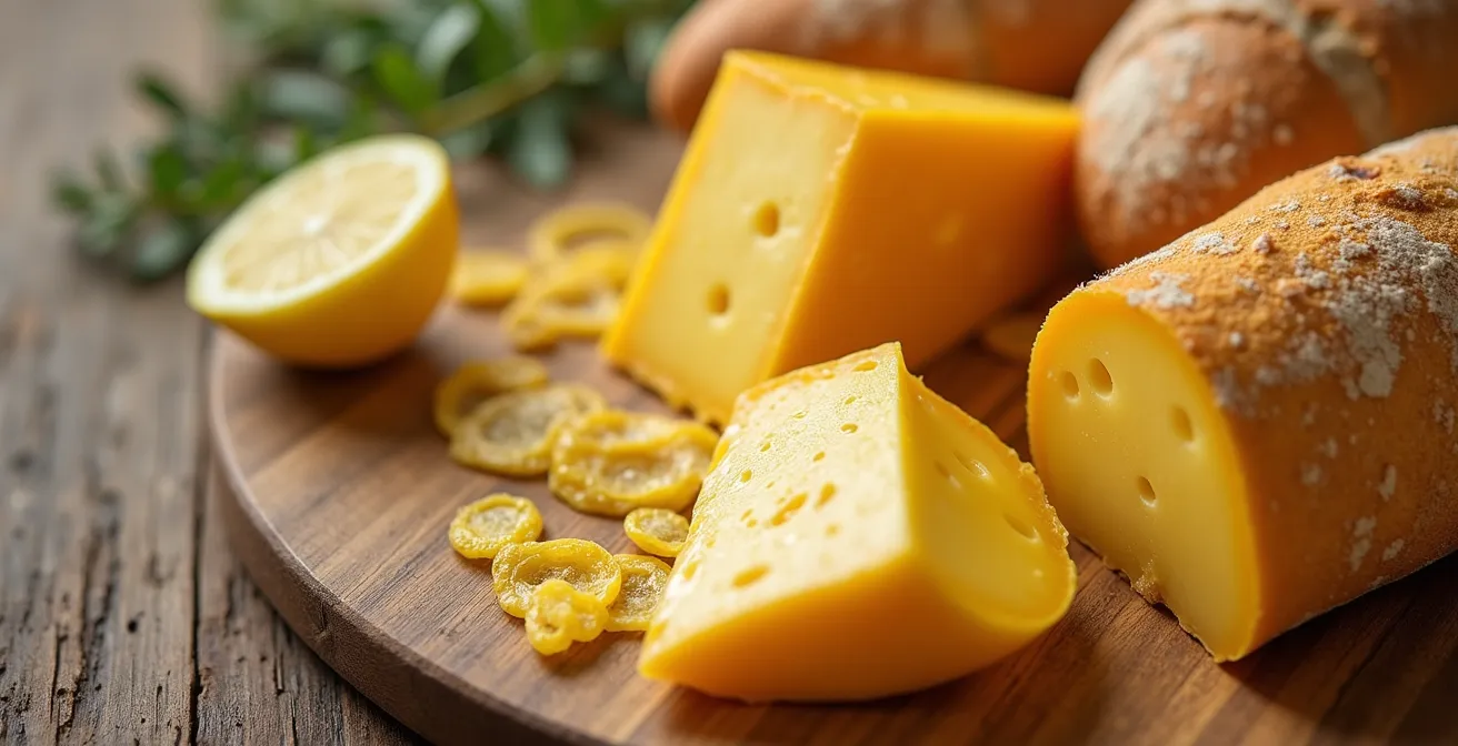 Panni cerati in cera d'api che avvolgono alimenti freschi in alternativa alla pellicola plastica